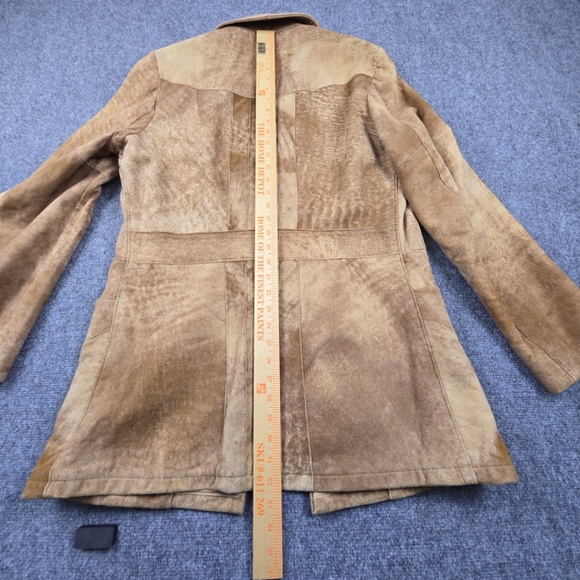 Vintage 70’s Robert Lewis Suede Leather Blazer 40L - Picture 12 of 13